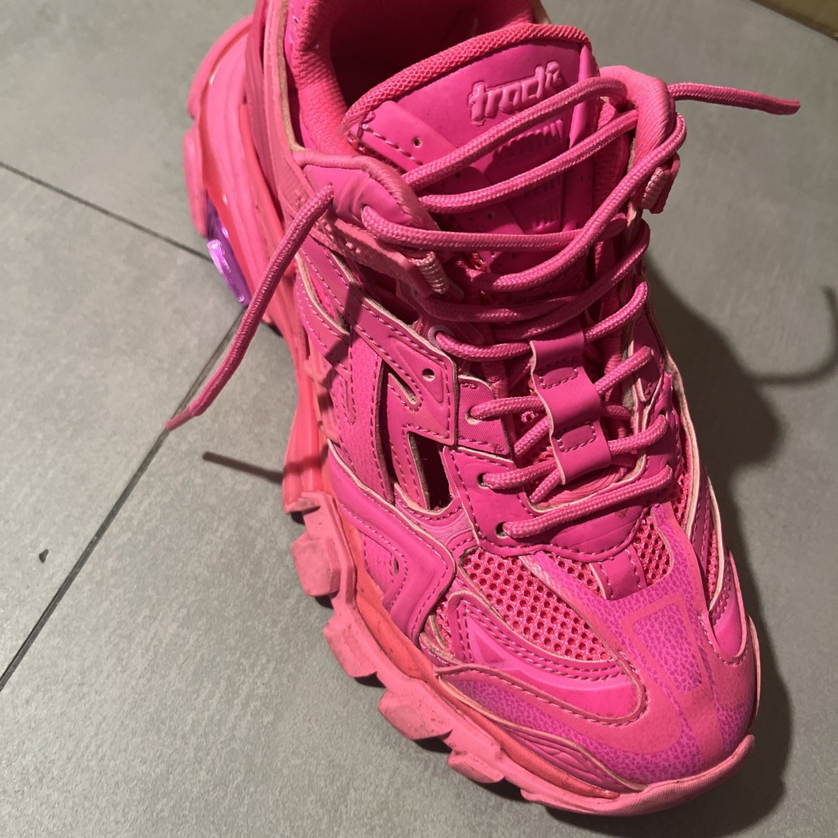 Balenciaga Track 2 Sneakers Pink Size 8 Women | eBay