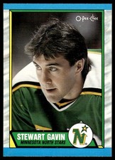 1989-90 O-Pee-Chee Stewart Gavin Minnesota North Stars #214