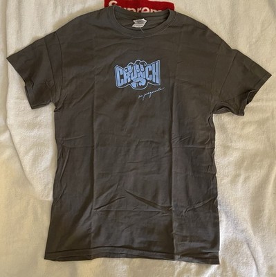 Crunch T Shirt Gray Sz M 100 % Authentic
