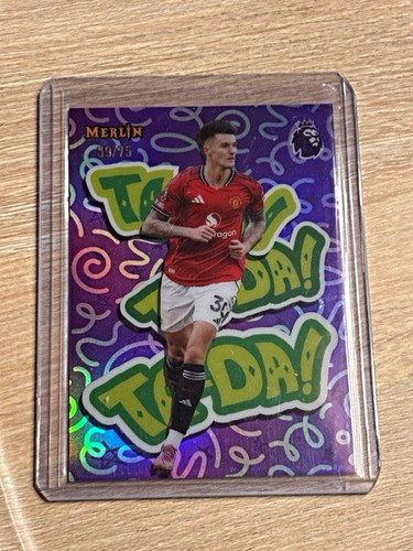 Topps 2026 Merlin Premier League Benjamin Šeško Man United #TD-34 Ta-Da! /75