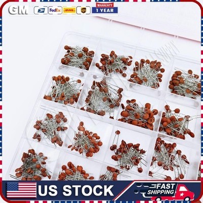 960Pcs/Lot X 2PF-0.1UF 50V 24Value*40Pcs Ceramic Capacitor Assortment Kit US