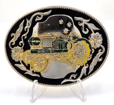 John Deere Waterloo Boy Tractor Country Western Farming Agriculture Belt Buckle
