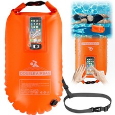 Schwimmboje Aufblasbar Rettungsboje Triathlon Buoy Schwimmen Open Water Boje DE