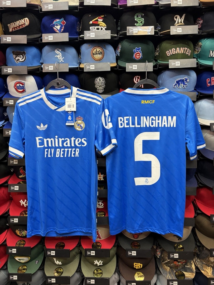 Real Madrid Jude Bellingham 2025/26 Official Licensed Blue Jersey