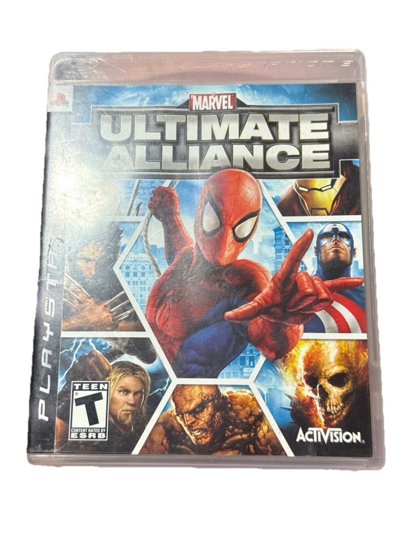 Marvel Ultimate Alliance (PlayStation PS3) Complete In Box CIB