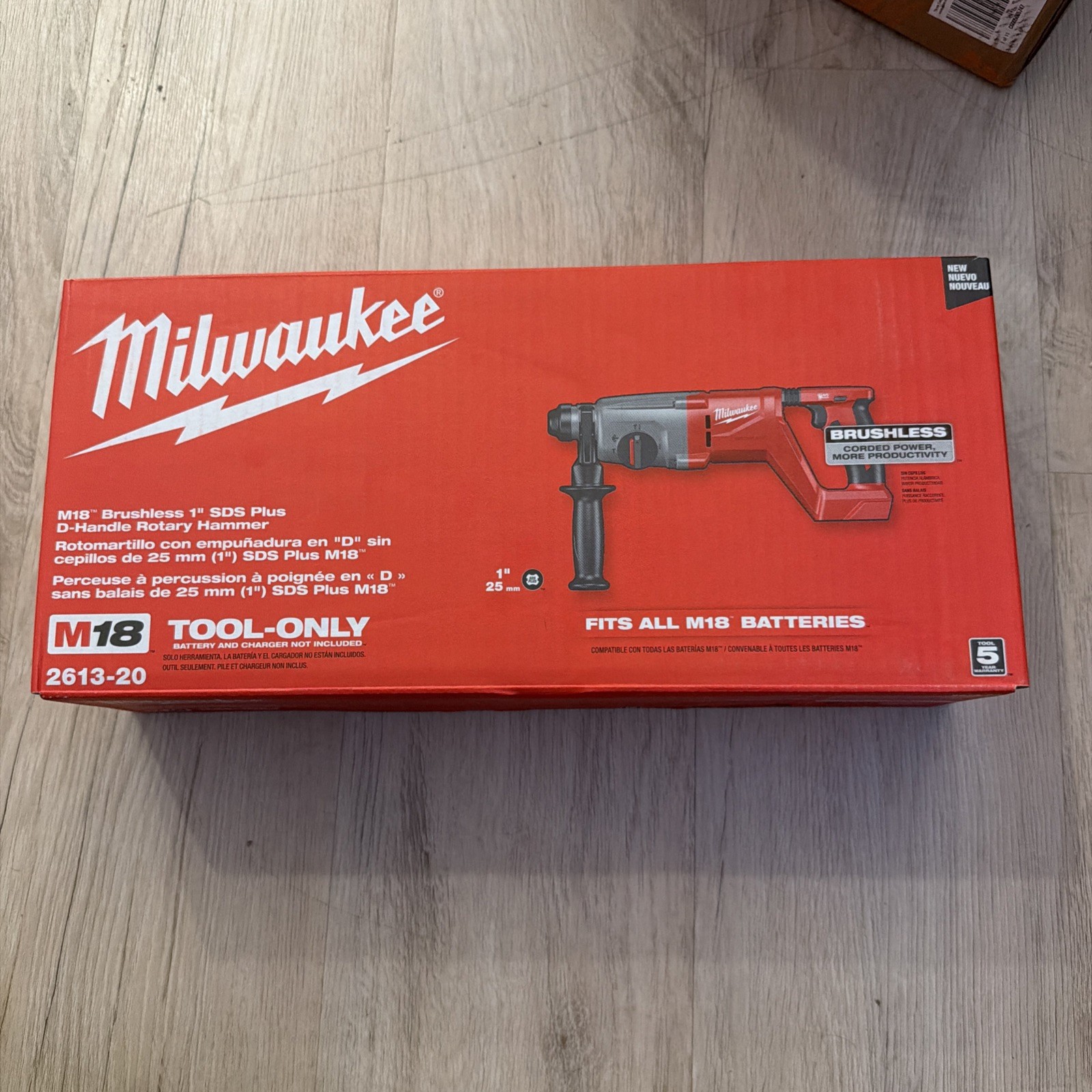 PICKUP ONLY Milwaukee 2613-20 M18 18V Brushless SDS Plus D-Handle Rotary Hammer