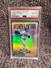 1998 Donruss Crusade 51/250 ~ Kenny Lofton #52 ~ PSA Gem Mint 10