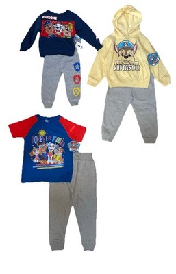 Paw Patrol Baby/Toddler Boy s Jogger Sets with Sweatshirt or T-shirt; Szs 18M-4T