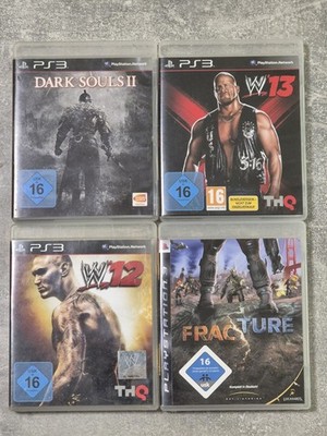 PS3 Spiele Bundle | Dark Souls II + WWE 12 & 13 + Fracture | USK 16