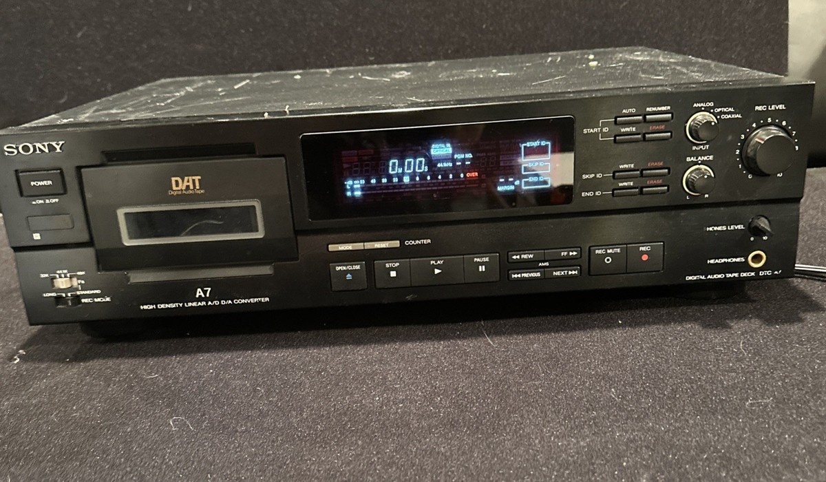 SONY DTC-A7 Professional DAT Recorder Player - No Remote | eBay