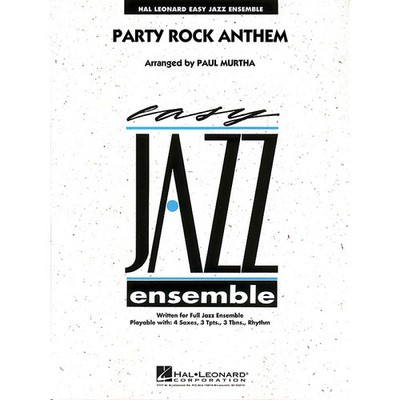 Hal Leonard Party Rock Anthem  Easy Jazz Ensemble Series Level 2