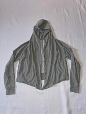 Nike, Dri-Fit, Women  s Open Front Jacket, Grey, Size Medium.