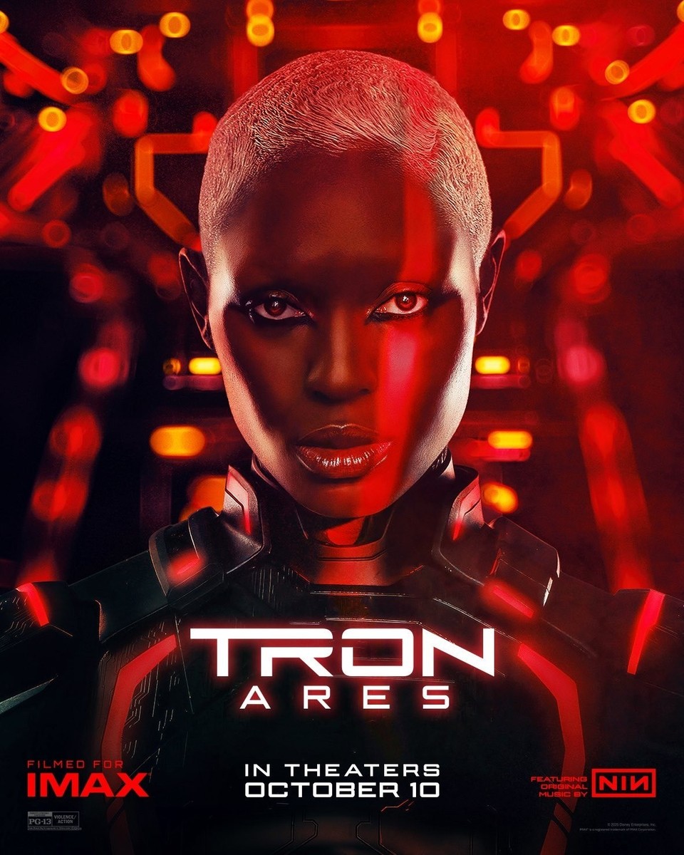 【映画館用両面ポスター】トロン:アレス / Tron: Ares　IMAX 2025 Tron Ares Movie Poster 11X17 Jared Leto Greta Lee Jeff
