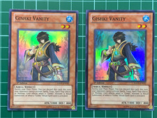 2x Gishki Vanity HA05-EN032 1st Edition Super Rare Lot Yugioh