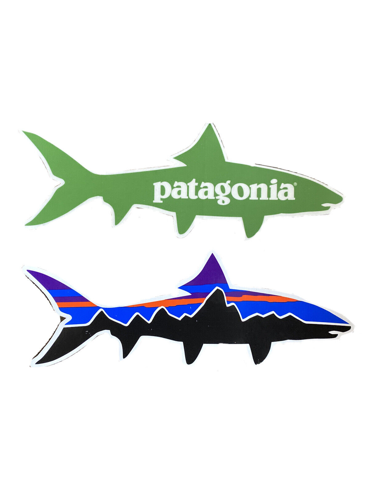 Patagonia Bonefish Fitz Roy Fish  Vintage Sticker Decal
