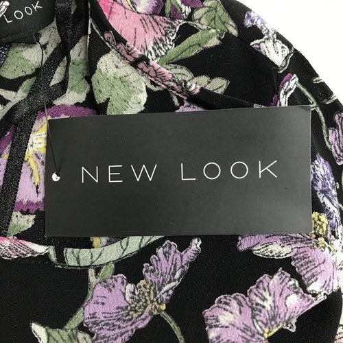 Nuevo con etiquetas Nuevo Look Negro Floral Midi Vestido Túnica Reino Unido 16 EUR 44 Precio de venta sugerido por el fabricante £22.99 - Imagen 9 de 12