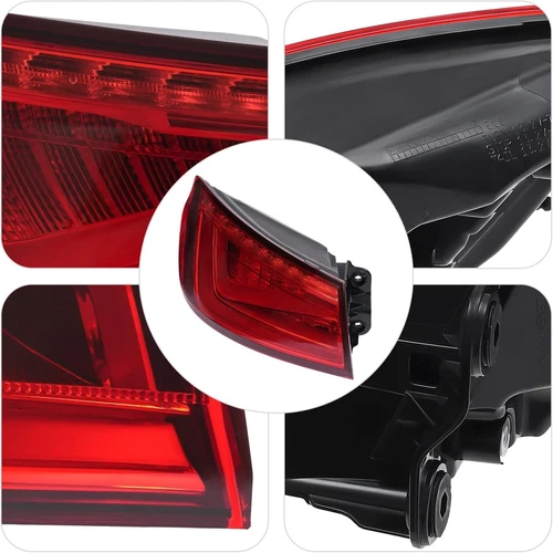 Conjunto de 1 par de luces traseras exteriores LED rojas para Audi A3 2013-2016 luz trasera coche - Imagen 4 de 7