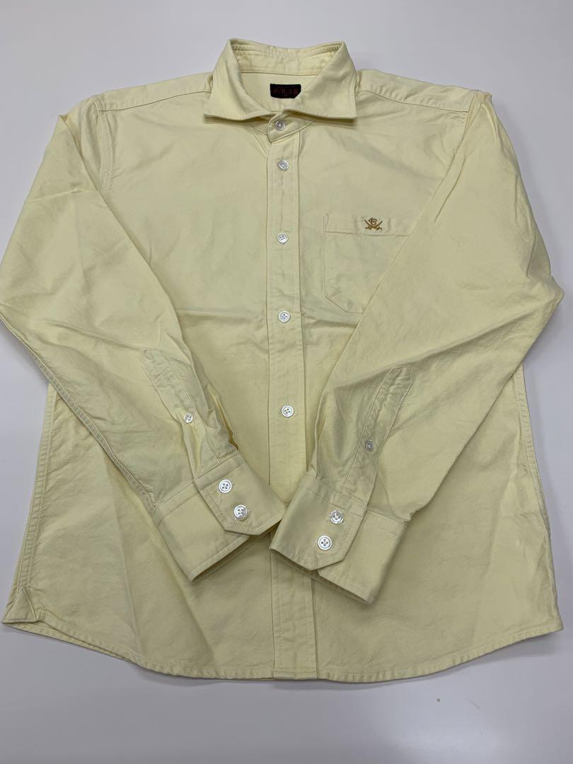 Made In Japan Flat Head Rjb Heavy Oxford Shirt Yellow | eBay