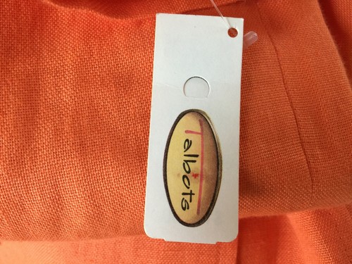Talbots Women's Irish Linen Jacket: Orange Sz 4 NWT Orig MSRP $118 - Picture 5 of 5