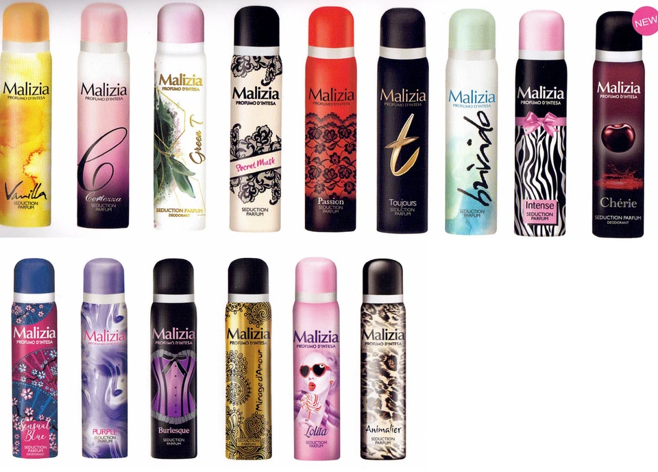 MALIZIA Profumi d´intesa Donna / Woman Deodorant Spray 1 x 100ml freie Auswahl