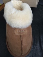 Ugg Coquette Chestnut Slippers Women Size 8