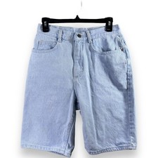 Vintage Lee Shorts Women's Size 11 Denim Blue Light Wash Made USA Streetwear