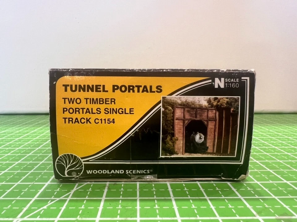 Woodland Scenics N Scale ~Timber Single Track Tunnel Portal (2 Pcs)~C1154 - Read - Image 3 of 4
