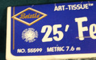 Beistle Black HALLOWEEN Festooning Garland, 25 feet art-tissue tm 555599 NOS — photo 3
