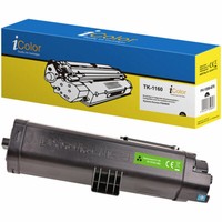 Icolor Toner-Kartusche TK-1160 FüR Kyocera-Laserdrucker, Black (Schwarz)
