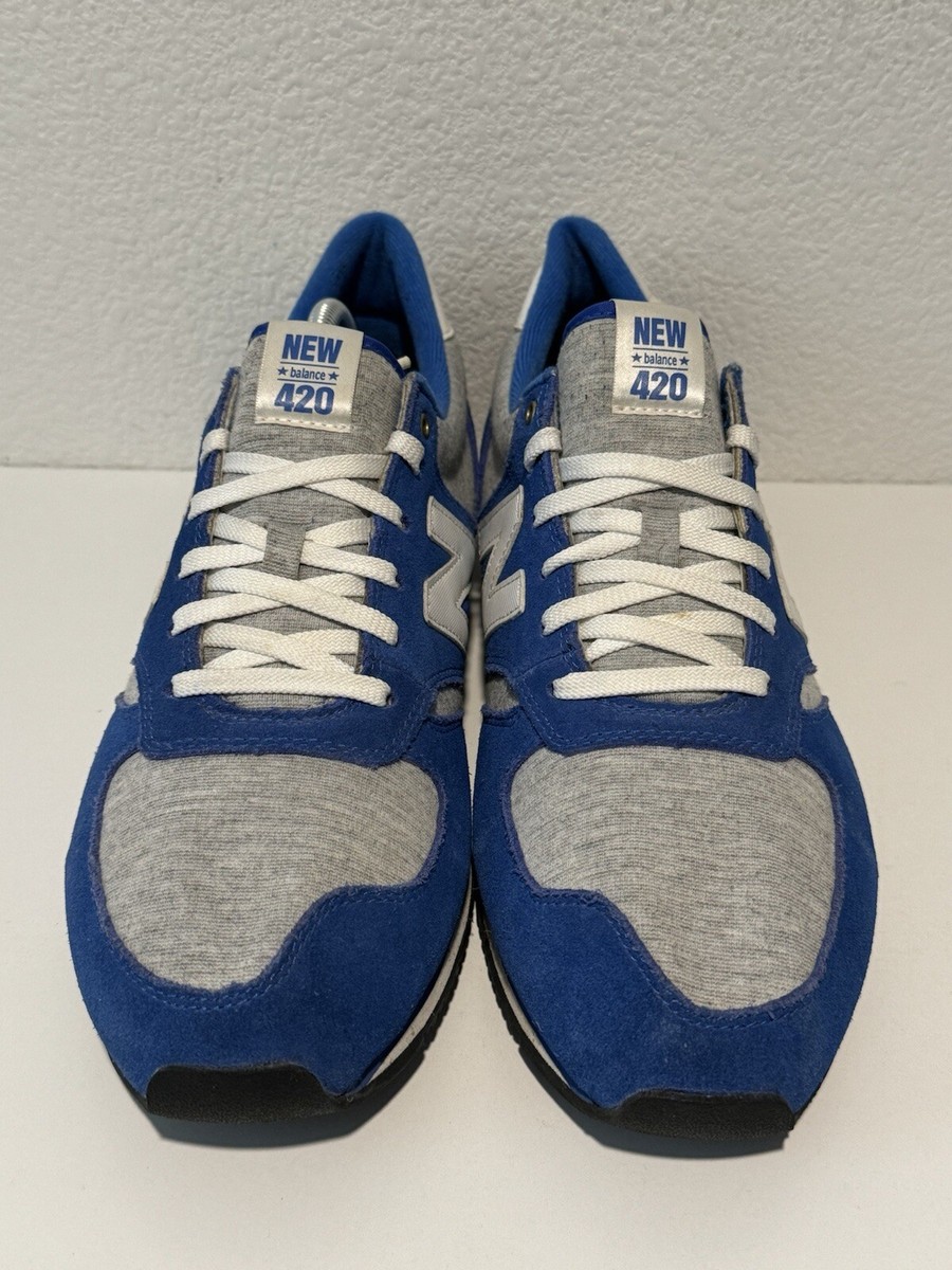New Balance Mens 420 Running Shoe Size 12 Blue Suede Gray Sneaker Casual Lace Up New Balance Mens 420 New Balance Mens 420 Running Shoe Size  main image 4