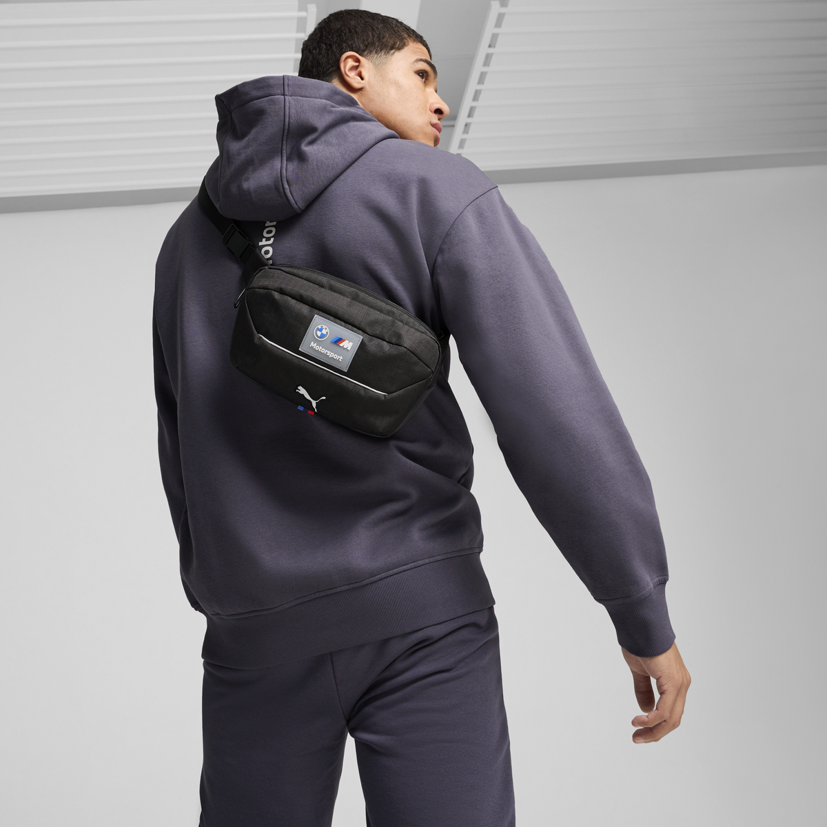 OEM BMW M Motorsports Waist Bag - PUMA Black - 80225B5FDB0