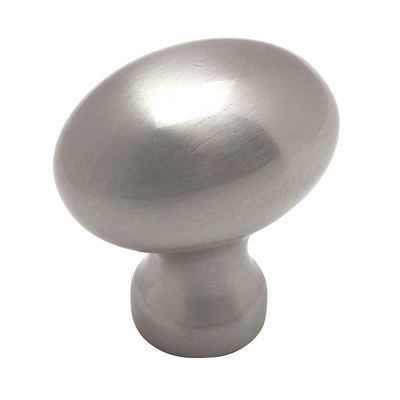 Cosmas Cabinet Hardware Satin Nickel Oval Cabinet Knobs #6021SN