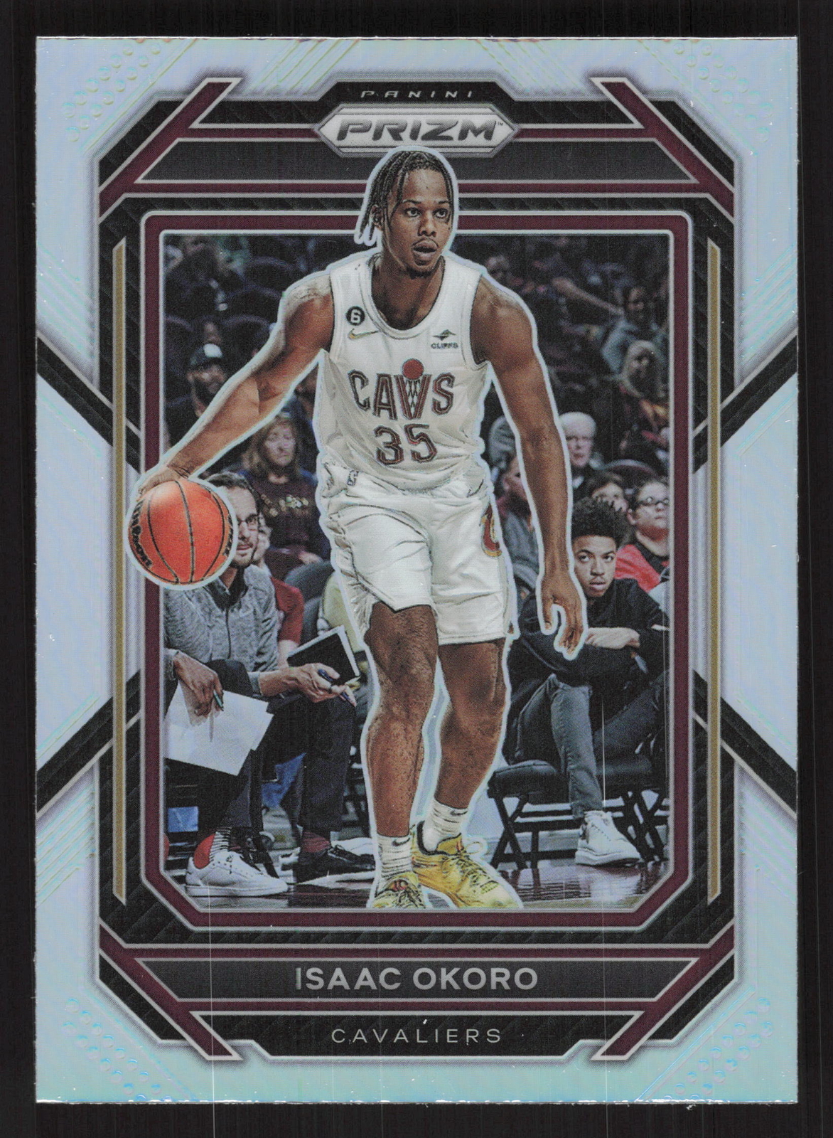 2022-23 Panini Prizm #78 Isaac Okoro Prizms Silver Cleveland Cavaliers