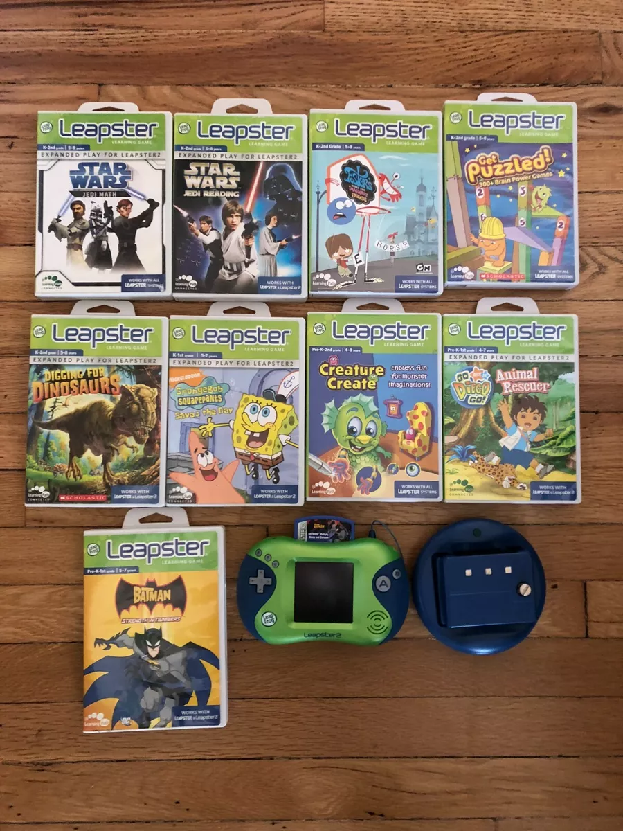 Leap Frog Leapster 2 with 9 learning Games & rechargeable battery