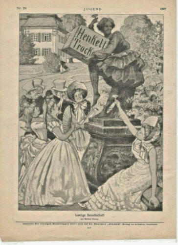 Original-Plakate (bis 1925) im Jugendstil