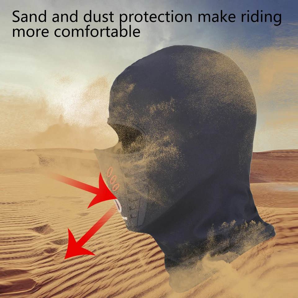 Stretch Face Mask Thin UV Protection Sun Hood for Men Women Outdoor Windproof - Image 4 of 4