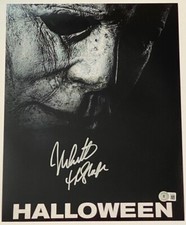 Nick Castle Signed Autographed 11x14 Photo Halloween Michael Myers Beckett COA