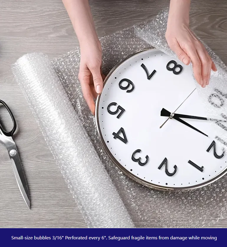 15' of Bubble Wrap® Rolls (SMALL) 3/16" Bubble! 12" Wide! Perforated Every 12'' - Image 2 of 4