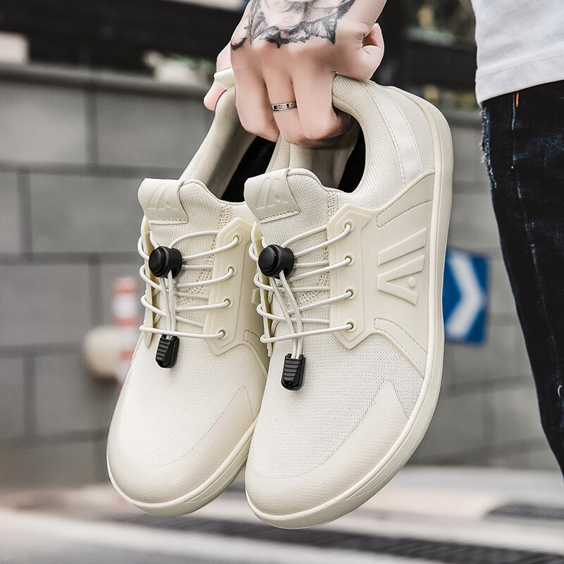 Men Wide Toe Box Casual Barefoot Shoes Zero Drop Minimalist Sneakers