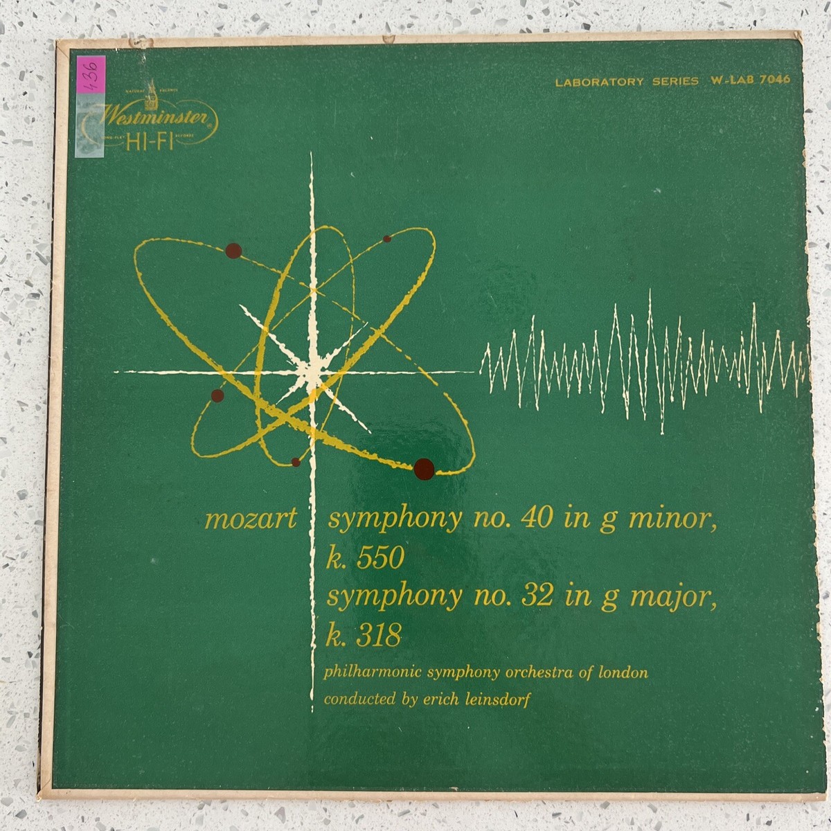 Erich Leinsdorf - Mozart Symphonys No 40 & No 32 - LP - W LAB 7046