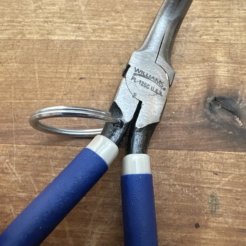 Nuevo Williams EE. UU. Por Snap On PL-126C Alicates de nariz de cadena doblados delgados 6,25 pulgadas Foto 3 de 4