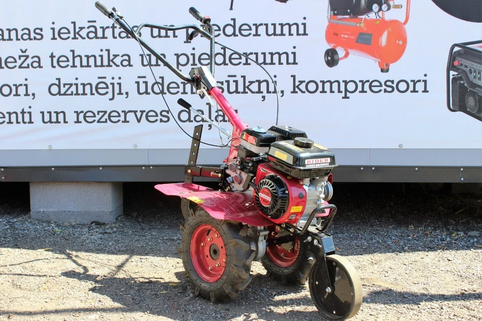 Motorhacke Gartenfräse Einachser 7.5PS mit Anhänger 130x90cm 300kg - Bild 4 von 4