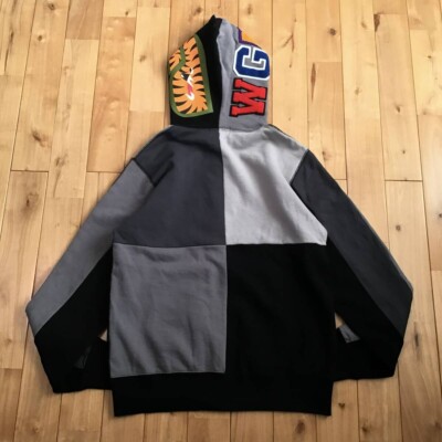 トップス BAPE CRAZY SHARK FULL ZIP HOODIE BAPE Color Camo Crazy Shark Full Zip Hoodie Multi Men's - SS21 - US
