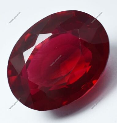 Natural Ruby Stunning Oval Shape Red 30.05 Carat CERTIFIED Rare Loose Gemstone.
