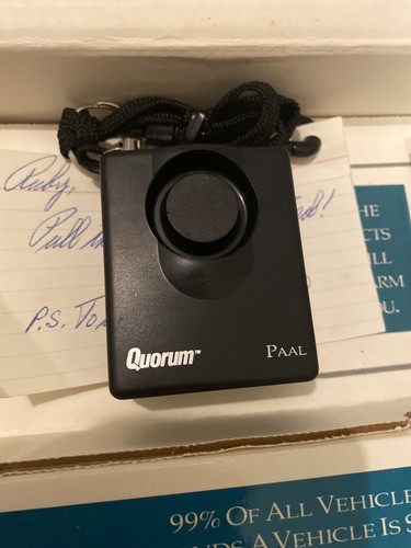 Quorum PAAL Personal Security Attack Alarm BLACK - Picture 3 of 6