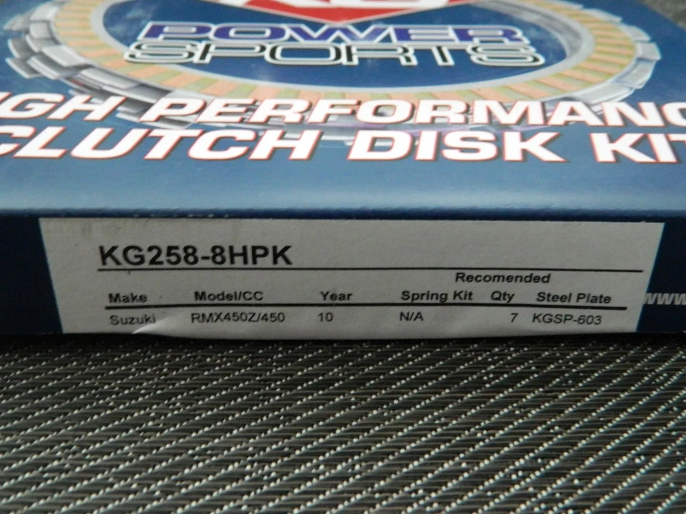 Juego de discos de fricción serie fábrica embrague KG nuevo Suzuki RMX450Z 450 2010 2017 Foto 2 de 3