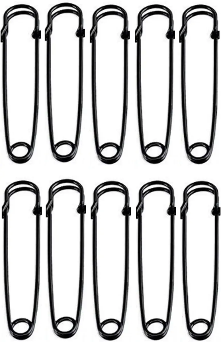 30pcs Extra Large Safety Pins Giant Strong Safety Pin Metal Heavy
