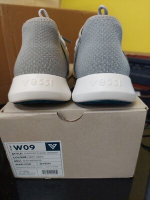 Vessi W09 everyday classic sneaker mist greysheogw09, preowned | eBay