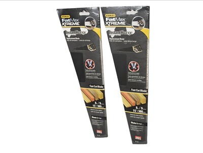 2x Stanley FatMax Xtreme InstantChange Replacement 15'' Fast Cut Saw Blade 20-237