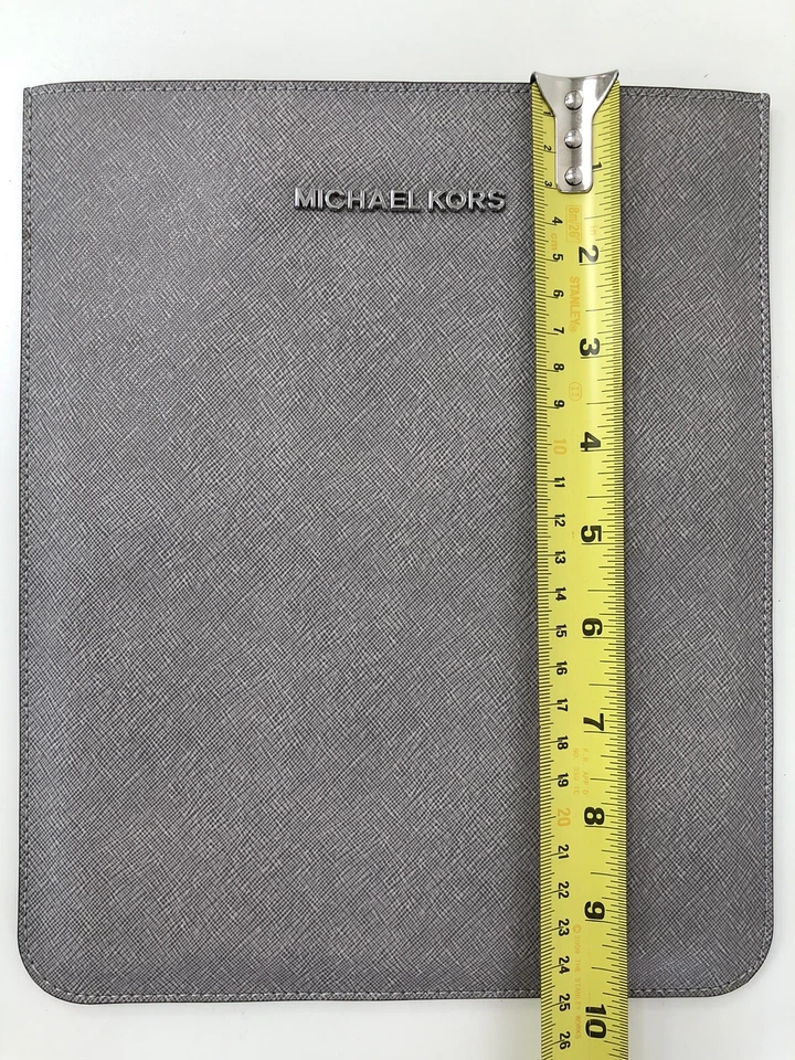 Funda Michael Michael Kors para iPad Cuero Gris Saffiano Nueva con Etiquetas Foto 4 de 4